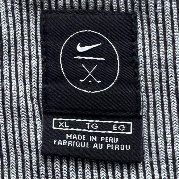 90'S Nike Golf Sweat Vest Made in Peru Men's XL‎ V-neck Pullover Vintage Fleece - Picture 7 of 8